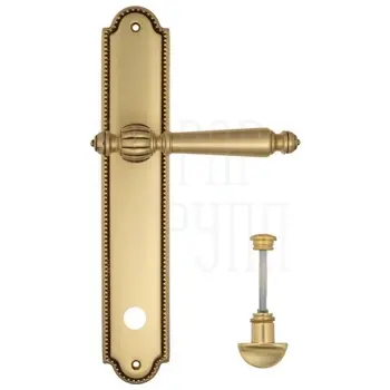 Дверная ручка Venezia 'PELLESTRINA' на планке PL98 французское золото (wc)