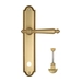 Дверная ручка Venezia "PELLESTRINA" на планке PL98, французское золото (wc)