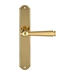 Дверная ручка Extreza 'ANNET' (Аннет) 329 на планке PL01, полированное золото (PASS)