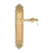 Дверная ручка Extreza 'EVITA' (Эвита) 301 на планке PL02, полированное золото