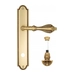 Дверная ручка Venezia 'ANAFESTO' на планке PL98, французское золото (wc-4)