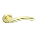 Дверные ручки на раздельном основании Fuaro (Фуаро) 'INTRO' RM, золото + матовое золото