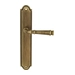 Дверная ручка Extreza 'BONO' (Боно) 328 на планке PL03, матовая бронза