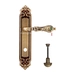 Дверная ручка Extreza 'GRETA' (Грета) 302 на планке PL02, матовая бронза (wc)