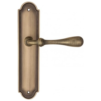Дверная ручка Fratelli Cattini 'RETRO' на планке PL248 матовая бронза