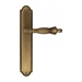 Дверная ручка Venezia 'OLIMPO' на планке PL98, матовая бронза
