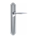 Дверная ручка Extreza 'CALIPSO' (Калипсо) 311 на планке PL03, полированный хром (key)
