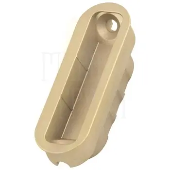 Ответная планка AGB Minima для магнитного замка Polaris для деревянных дверей любого типа матовое золото