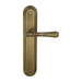 Дверная ручка Extreza 'PIERO' (Пиеро) 326 на планке PL05, матовая бронза