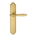Дверная ручка Extreza 'DANIEL' (Даниел) 308 на планке PL03, матовое золото (PASS)