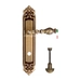 Дверная ручка Extreza 'EVITA' (Эвита) 301 на планке PL02, матовая бронза (wc)