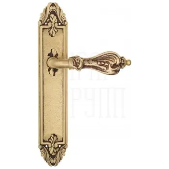 Дверная ручка Venezia 'FLORENCE' на планке PL90 французское золото