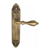 Дверная ручка Venezia "ANAFESTO" на планке PL90, матовая бронза