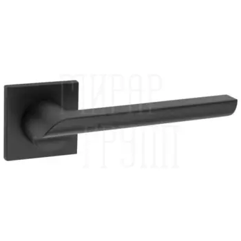 Дверная ручка Fratelli 'WOO' 8 FS на квадратной розетке черный