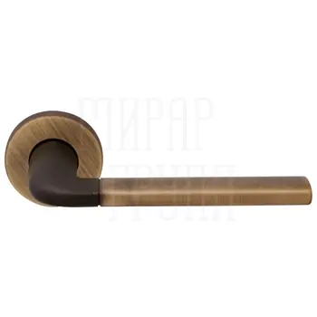 Дверная ручка на круглой розетке Forme 158R 'Milly2' (50PVC) матовая бронза + бронза
