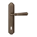 Дверная ручка на планке Melodia 424/458 'Denver', матовая бронза (key)