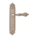 Дверная ручка на планке Melodia 229/229 "Libra", серебро (wc)