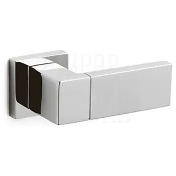Дверная ручка-кноб Olivari Planet Q Bicolor матовый хром + хром
