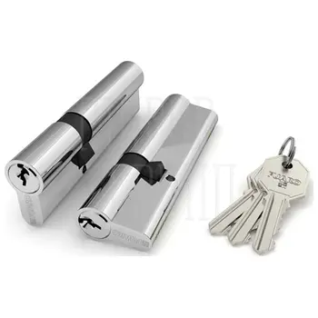 Цилиндровый механизм Fuaro (Фуаро) (100 CA/105) 1000CAKey105 mm (30+10+65) 3Key хром