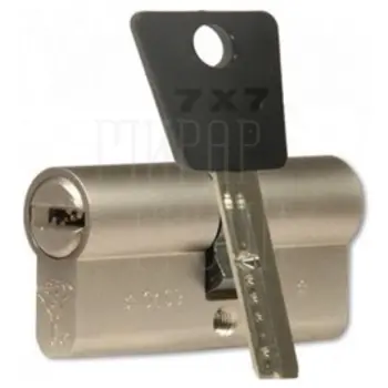 Цилиндровый механизм ключ-ключ Mul-T-Lock 7x7 86 mm (26+10+50) никель