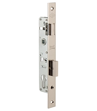 Купить Корпус Kale kilit (Кале килит) узкопрофильного замка с защёлкой 153 (20 mm) w/b (никель) по цене 590 руб. в Москве