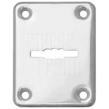 Декоративная Fuaro (Фуаро) накладка ESC082 на сувальдный замок (1шт) (нерж. сталь) хром