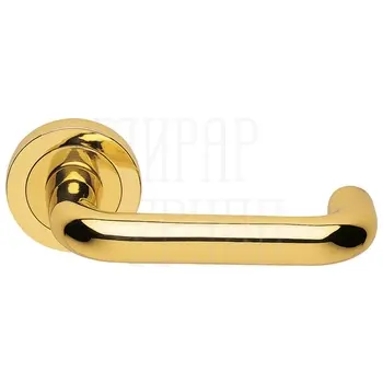 Дверные ручки на розетке Morelli Luxury 'Iris' золото