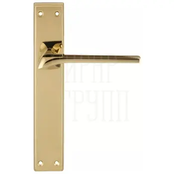 Дверная ручка Extreza Hi-Tech 'ERICA' на планке PL13 латунь pvd (PASS)