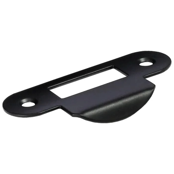 Ответная планка Morelli Innovation Z1 с изогнутым язычком для бесшумных замков черный