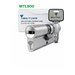 Цилиндровый механизм ключ-ключ Mul-T-Lock (Светофор) MTL800 115 mm (45+10+60), никель + флажок
