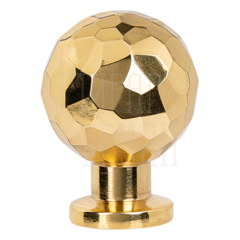 Мебельная ручка-кноб CORONA mod. '0044' 24x32 mm полированная латунь