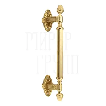 Дверная ручка-скоба CORONA mod. '0101' (457/315 мм) полированная латунь