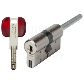 Цилиндровый механизм Cisa (Чиза) RS3 S (70 мм/35+10+25) ключ-шток никель