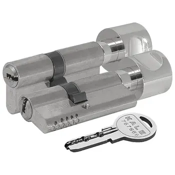 Цилиндровый механизм Kale kilit (Кале килит) с вертушкой 164 OBS SCE/70 (30+10+30) mm никель