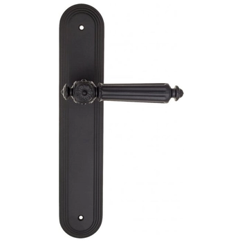 Дверная ручка Fratelli Cattini 'TORCELLO' на планке PL288 черный