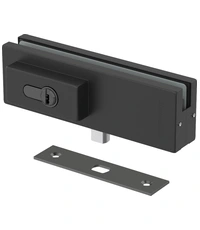 Замок Armadillo (Армадилло) для стеклянной двери Range.GL.L10 BL