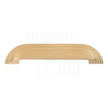 Мебельная ручка 0010 96mm SB матовая латунь