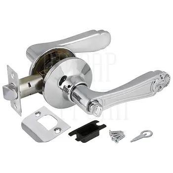 Дверная ручка-защелка Fuaro (Фуаро) DK637 (фик.) хром