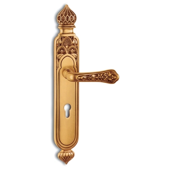 Дверная ручка на планке Salice Paolo 'Sharjah' 3021 французское золото