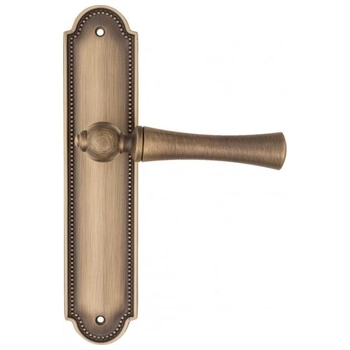 Дверная ручка Fratelli Cattini 'FOGGIA' на планке PL248 матовая бронза