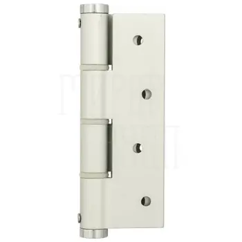 Дверная петля пружинная карточная универсальная Justor 5314 (120 мм, 30 кг на 3) матовый хром