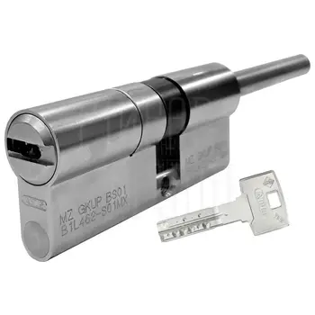 Цилиндровый механизм Abus Vela.2000 MX ключ-длинный шток 120 mm (85+10+25) никель