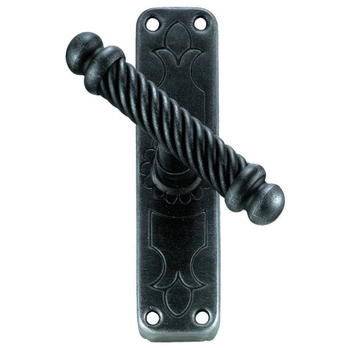 Ручка для окон Т-образная кованая Galbusera Art.2099 Martellina античный черный