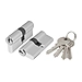 Цилиндровый механизм Ajax (Аякс) (AX100/70) AX1000Key70 mm (30+10+30) 4Key, хром