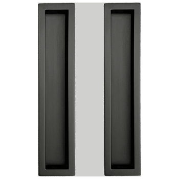 Ручка для раздвижных дверей-купе CORONA '150' 150*32*17 mm черный