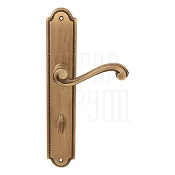 Дверная ручка на планке Melodia 225/458 'Cagliari' матовая бронза (wc)