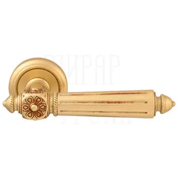 Дверная ручка на розетке Melodia 246 V 'Nike' французское золото
