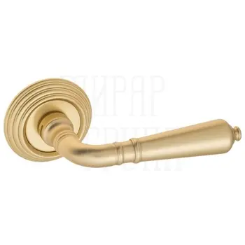 Дверная ручка на розетке Venezia 'VIGNOLE' D8 французское золото