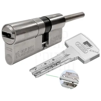 Цилиндровый механизм Abus Bravus.3500 MX MAGNET ключ-длинный шток 65 mm (30+10+25) никель