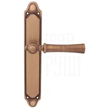 Дверная ручка на планке Melodia 283/158 'Carlo' матовая бронза